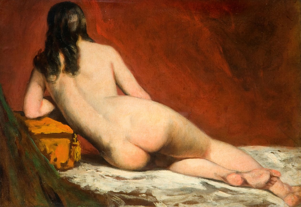 Nagie studium leżącej kobiety, 1849. | William Etty