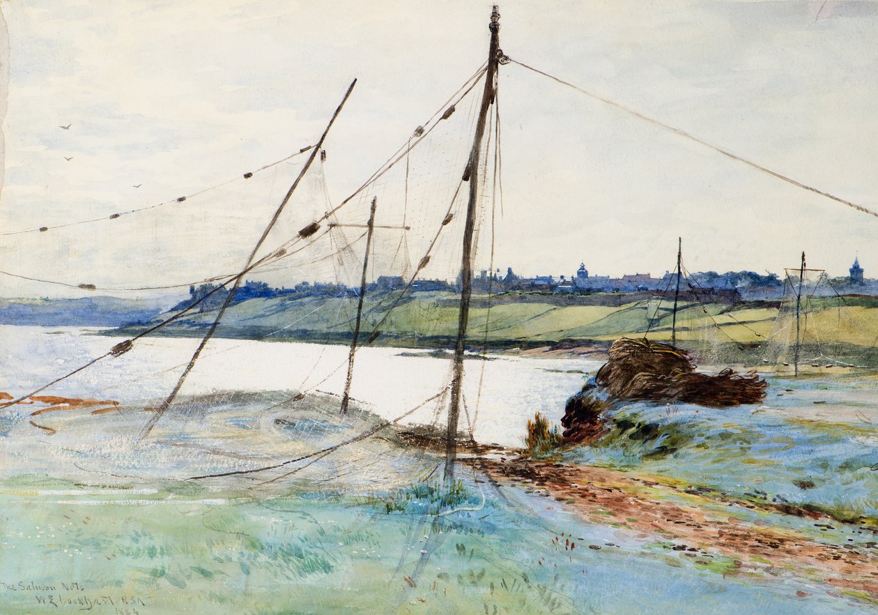 Siatki na Łososia autorstwa William Ewart Lockhart