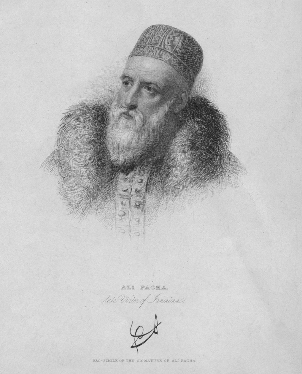 Ali Pacha, 1832. autorstwa William Finden