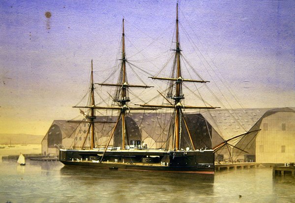 H.M.S. Kapitan autorstwa William Frederick Mitchell