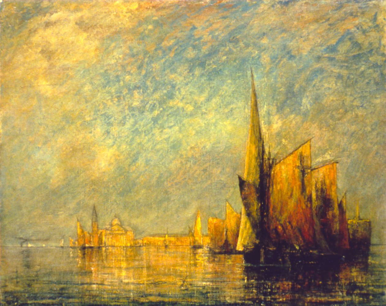Zachód słońca, San Giorgio, Wenecja autorstwa William Gedney Bunce