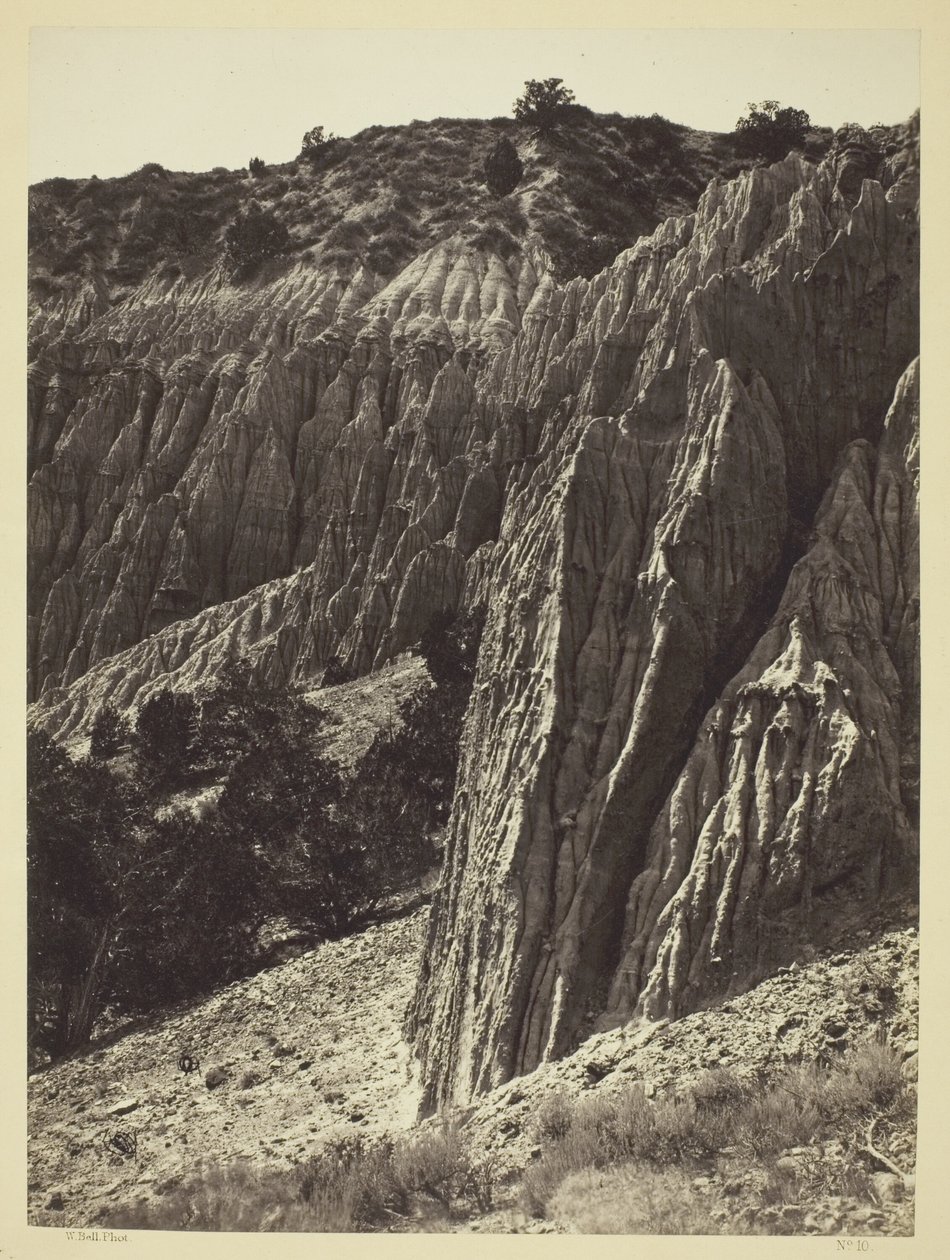 Rzeźba Deszczu, Kanon Salt Creek, Utah autorstwa William H. Bell