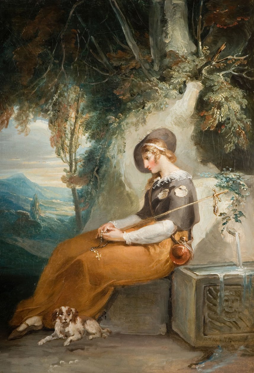 Pielgrzym, 1770-1800. autorstwa William Hamilton