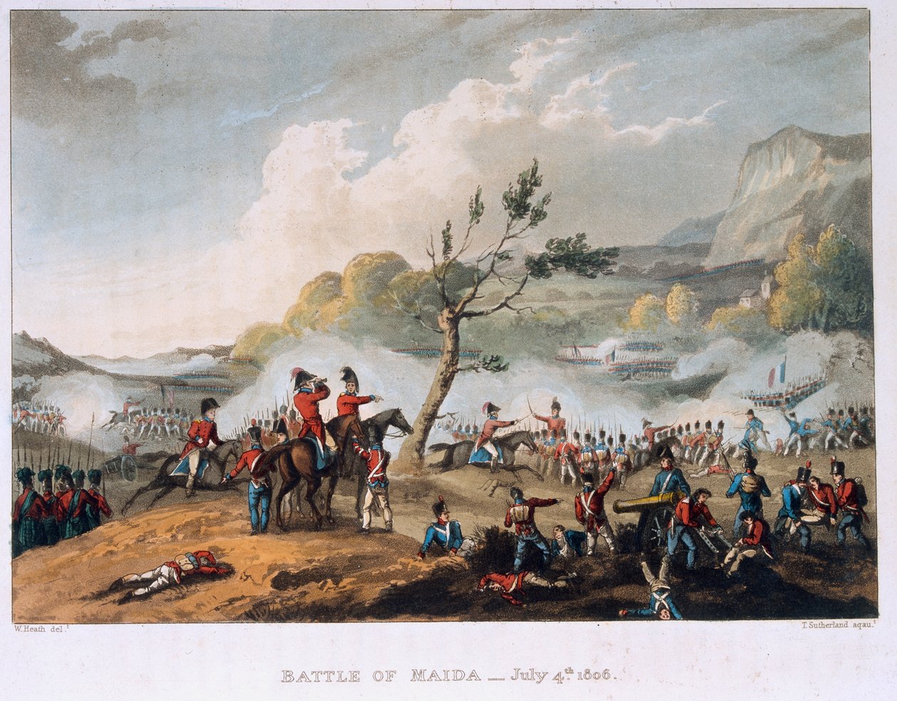Bitwa pod Maidą, 4 lipca 1806 r. autorstwa William Heath