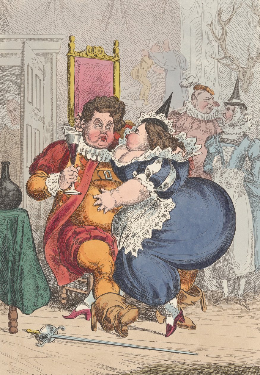 Król Henryk IV, ca. 1827. autorstwa William Heath