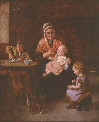 Szarża babci (olej na płótnie) autorstwa William Hemsley