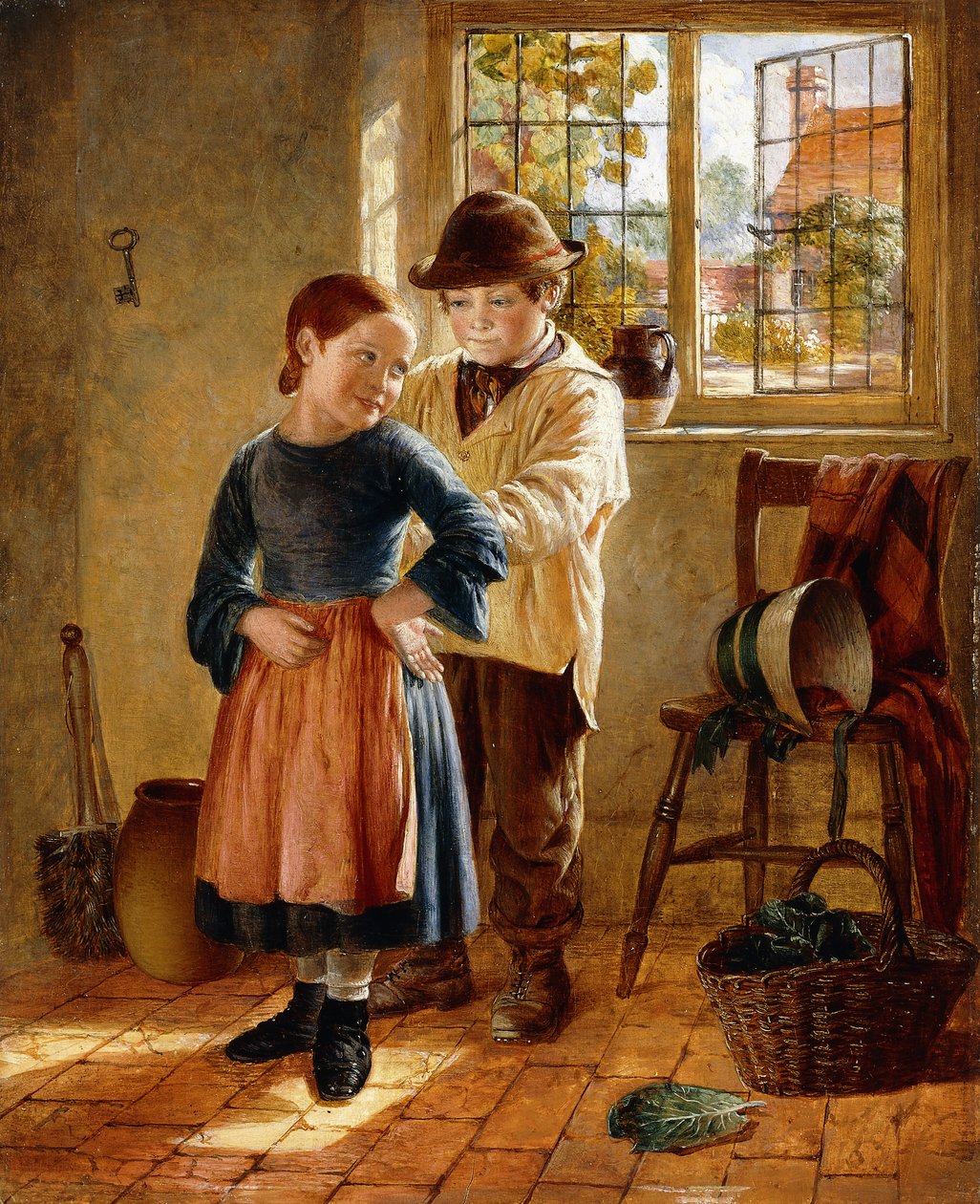 Zaczep moją sukienkę, 1858 autorstwa William Hemsley
