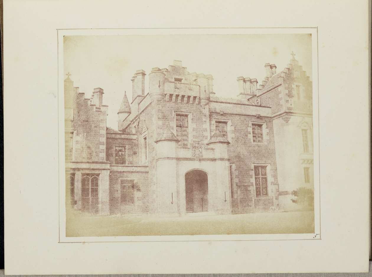 Hall Door, Abbotsford autorstwa William Henry Fox Talbot