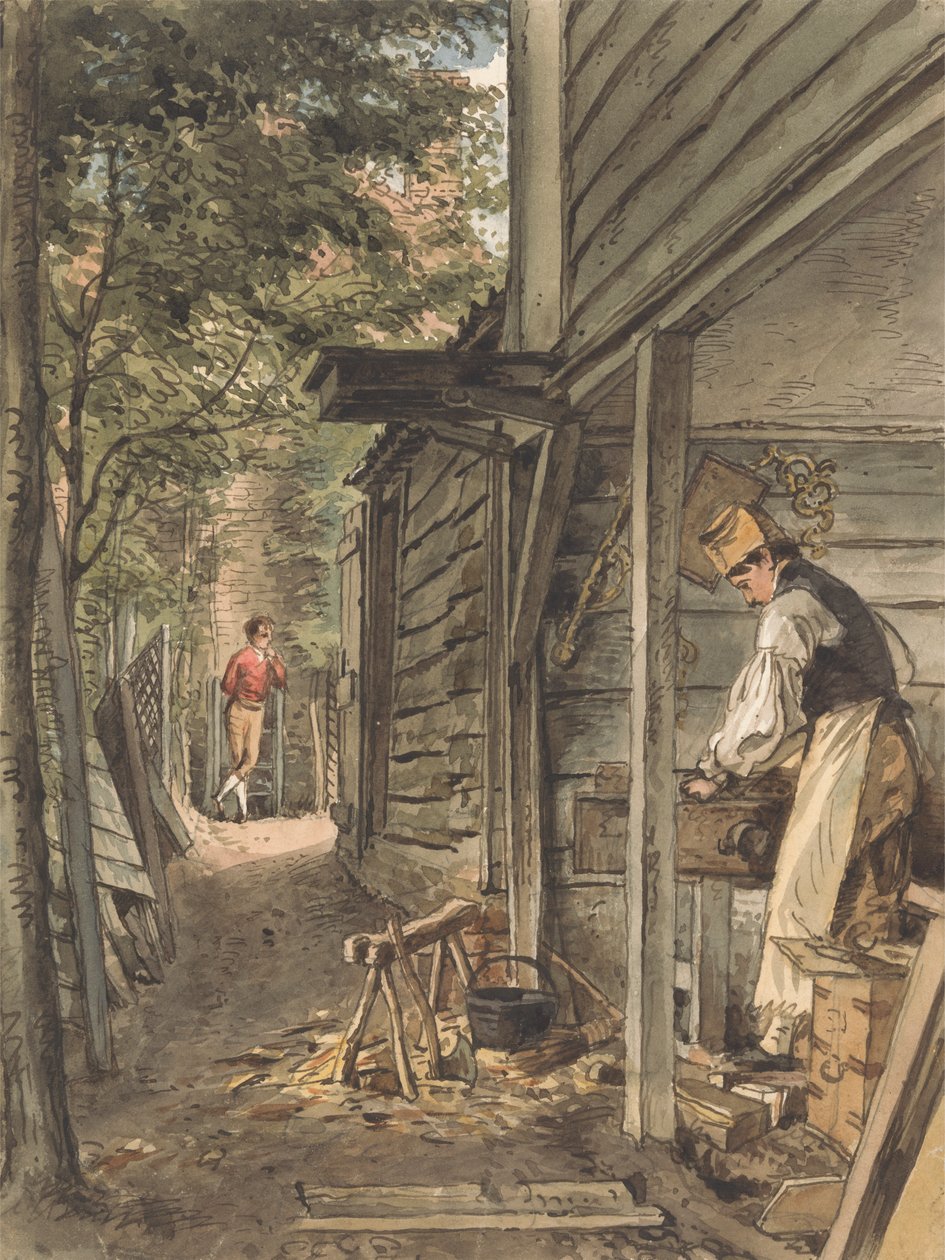 Stolarz doktora Munro w pracy autorstwa William Henry Hunt