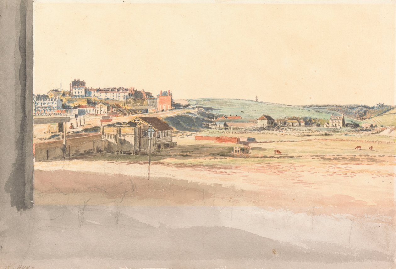 Maszt flagowy, Margate autorstwa William Henry Hunt