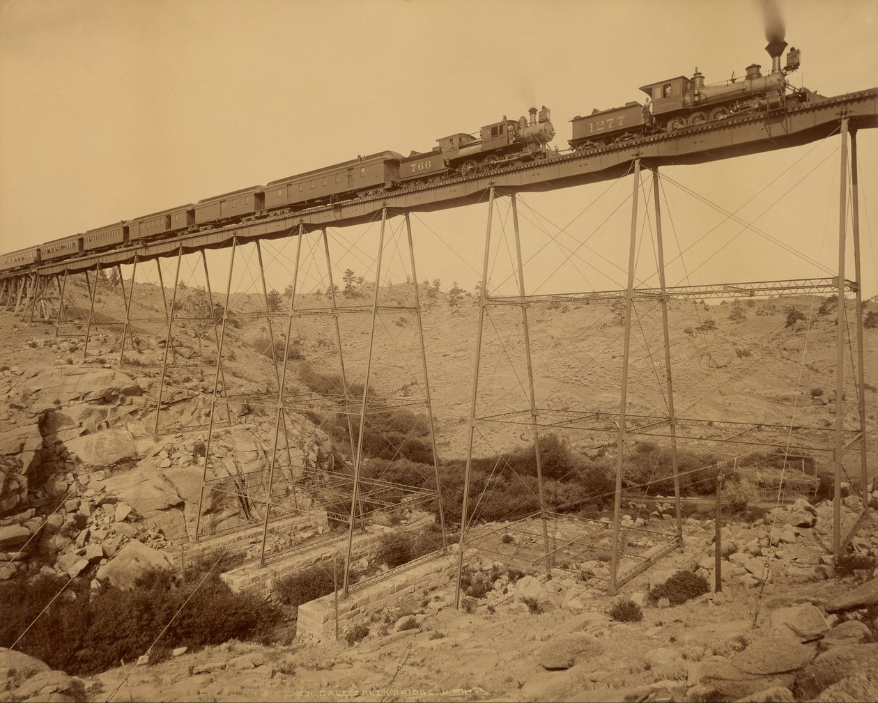 Most Dale Creek autorstwa William Henry Jackson