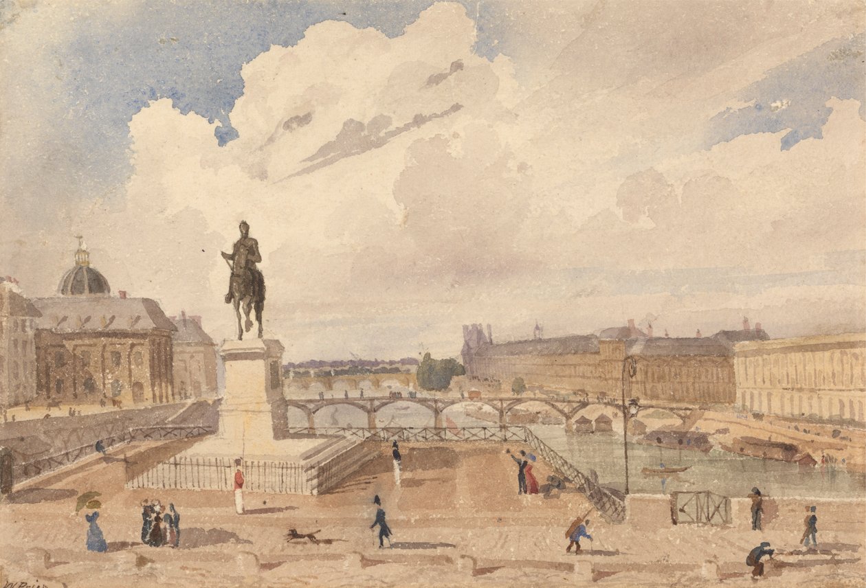 Widok z Pont Neuf autorstwa William Henry Lake Price