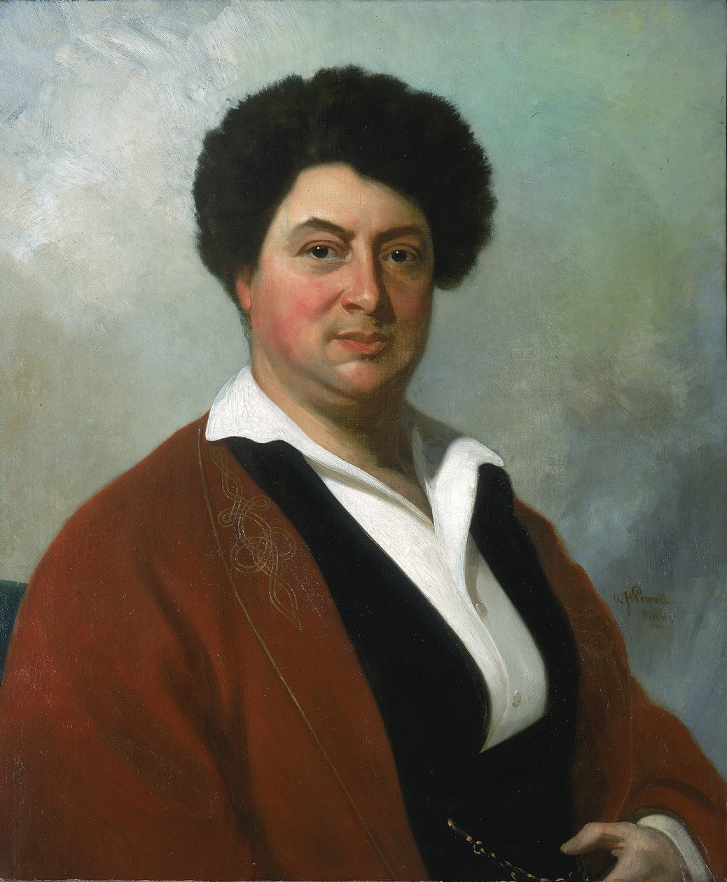 Portret Aleksandra Dumasa, 1855. autorstwa William Henry Powell