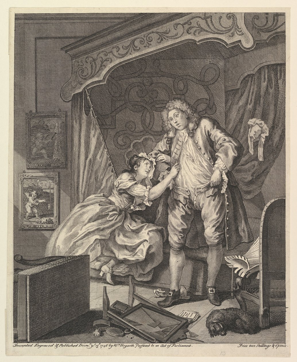 Po 15 grudnia 1736 r. autorstwa William Hogarth
