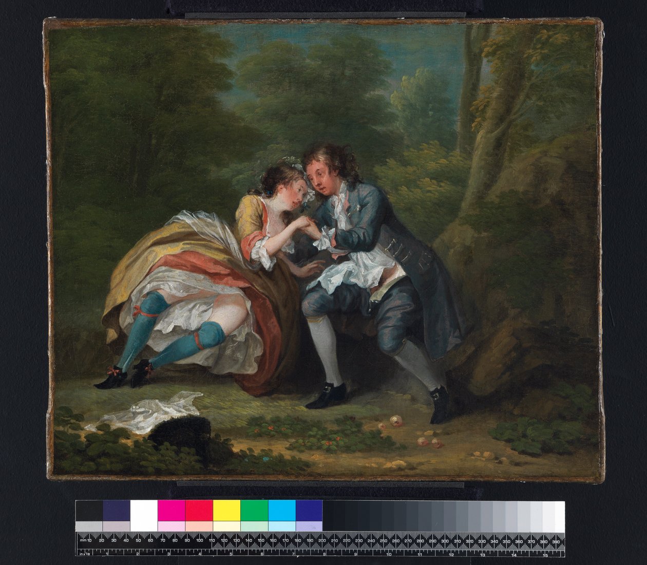 Po, ok. 1730-31 (olej na płótnie) autorstwa William Hogarth