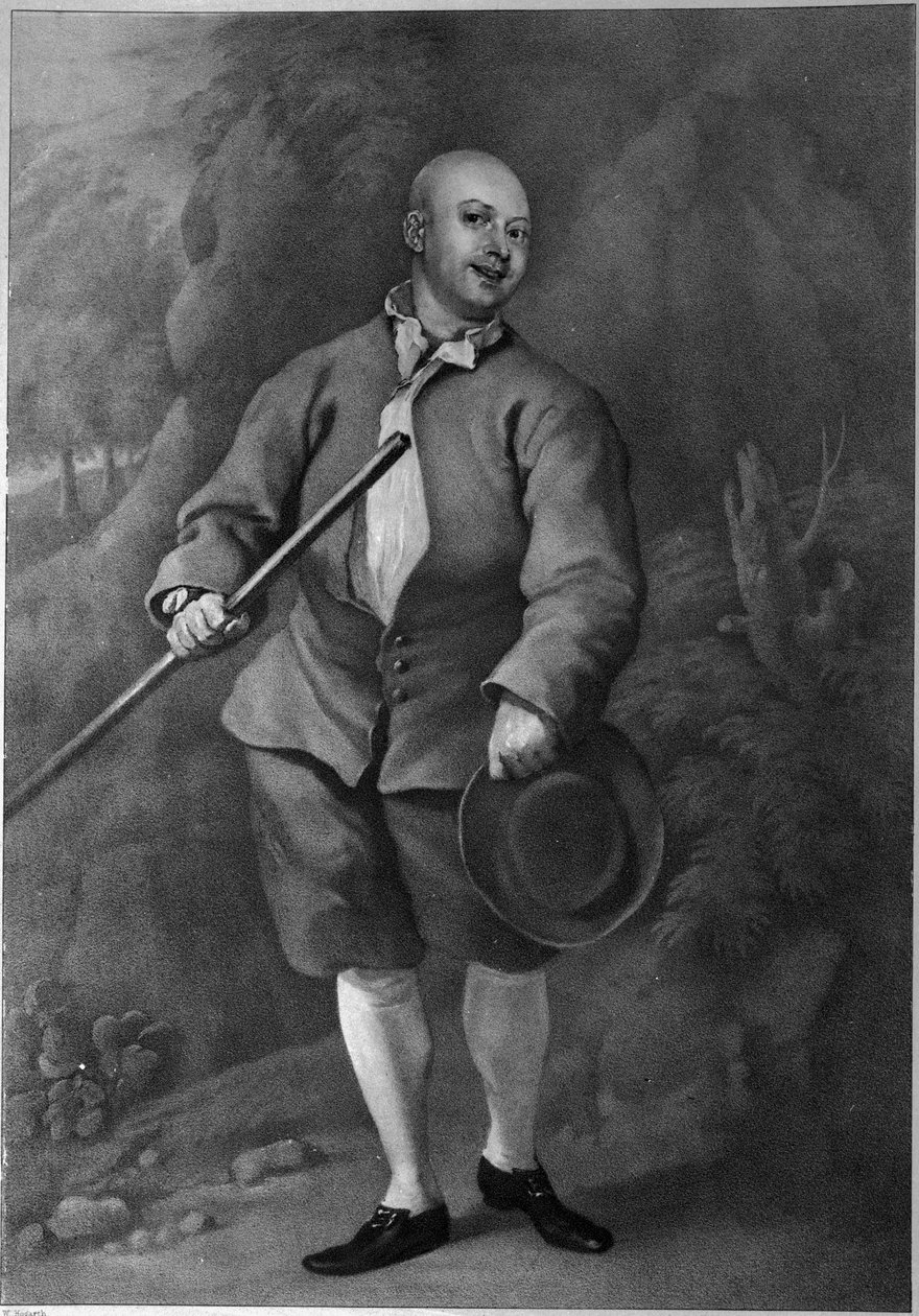 John Broughton, grawerowane przez F. Rossa, 1842 autorstwa William Hogarth