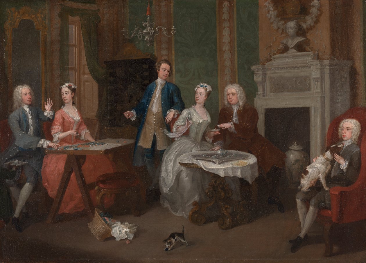Portret rodziny autorstwa William Hogarth