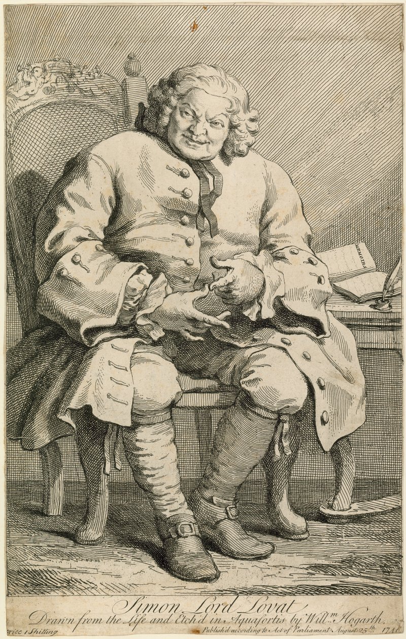 Simon Lord Lovat autorstwa William Hogarth