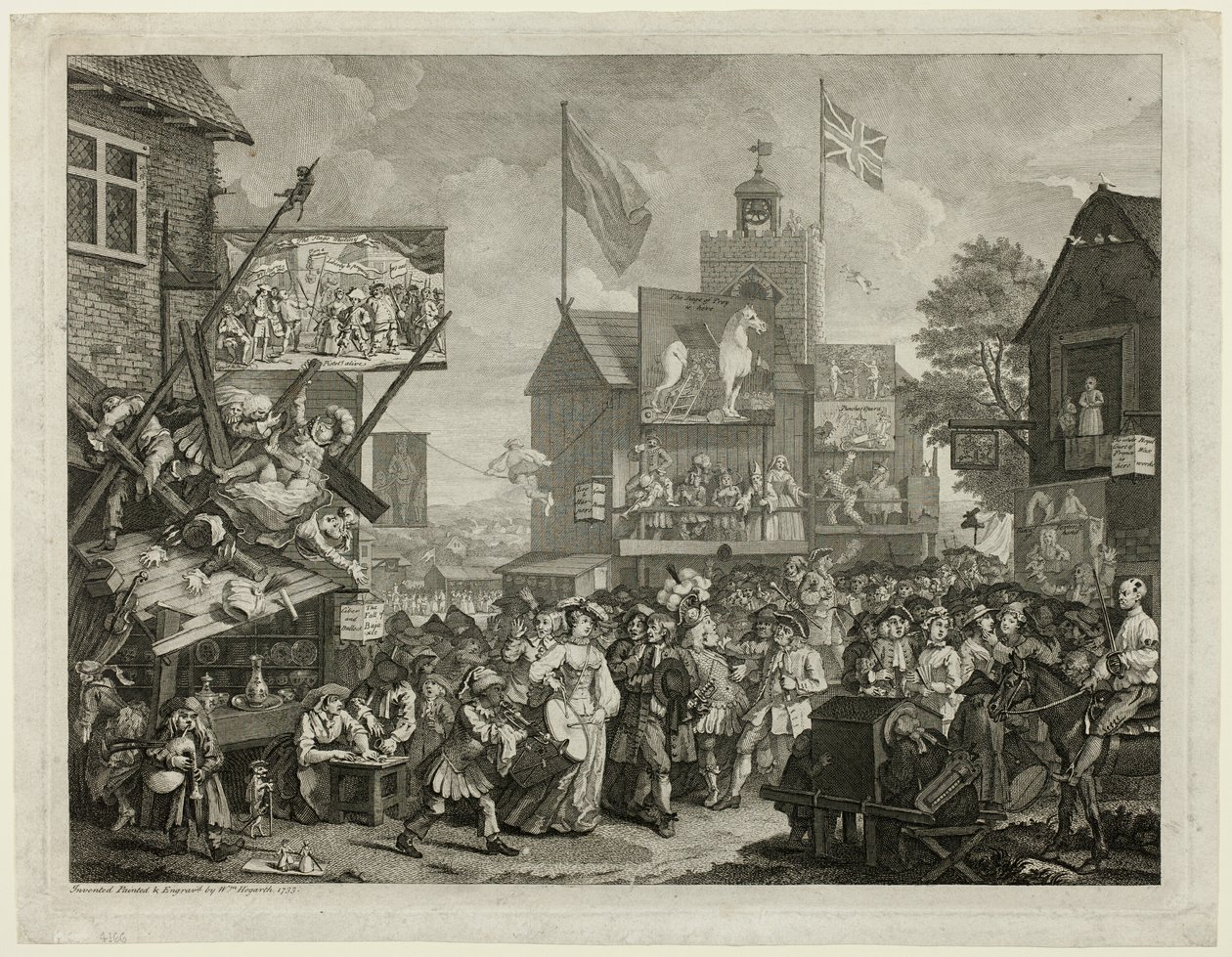 Targi w Southwark autorstwa William Hogarth
