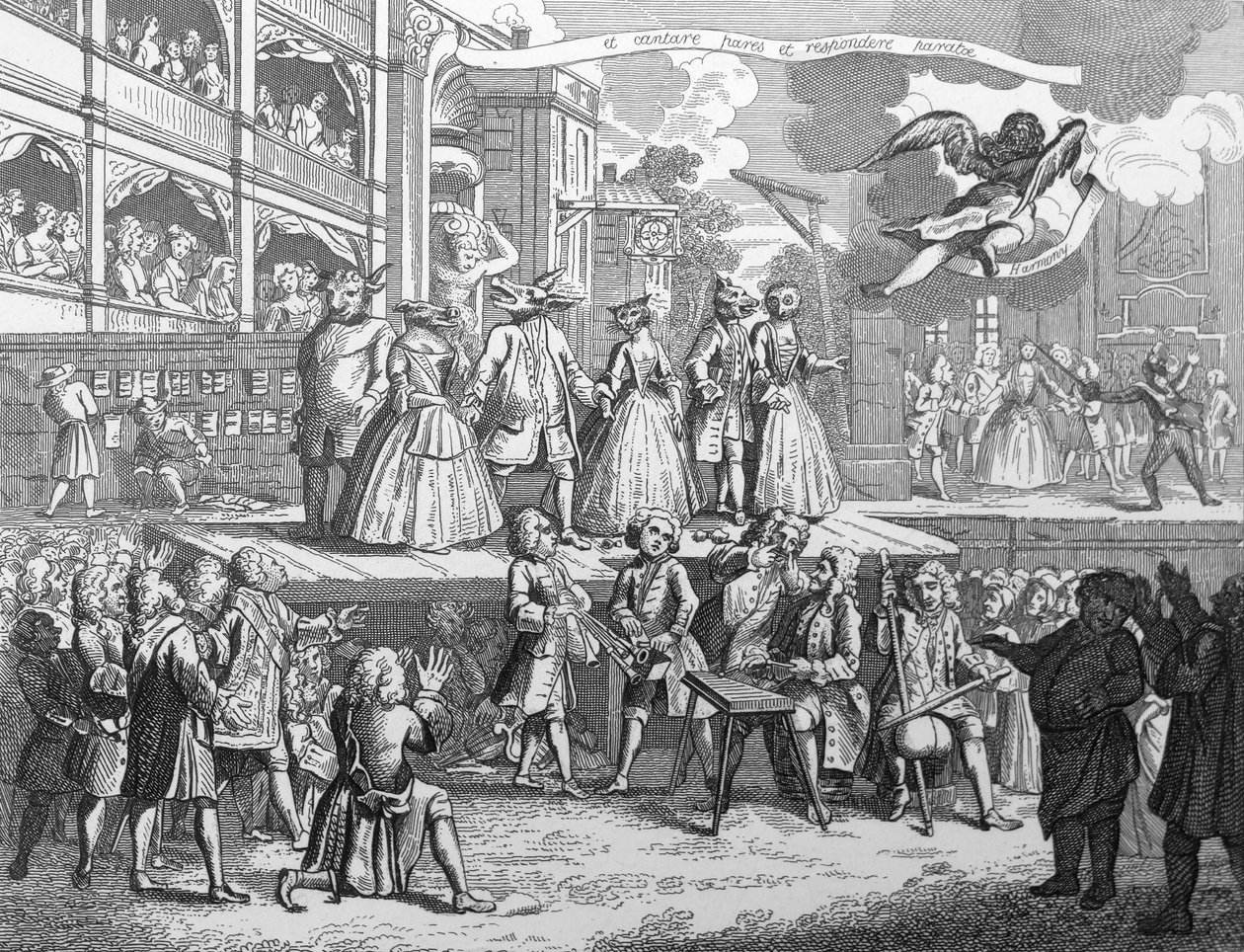 Operae Żebraka Miedź autorstwa William Hogarth