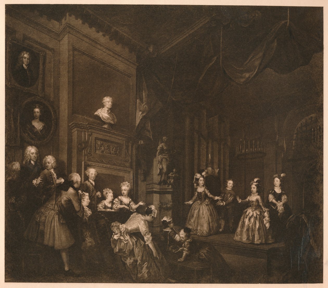 Cesarz Indii, 1732 autorstwa William Hogarth