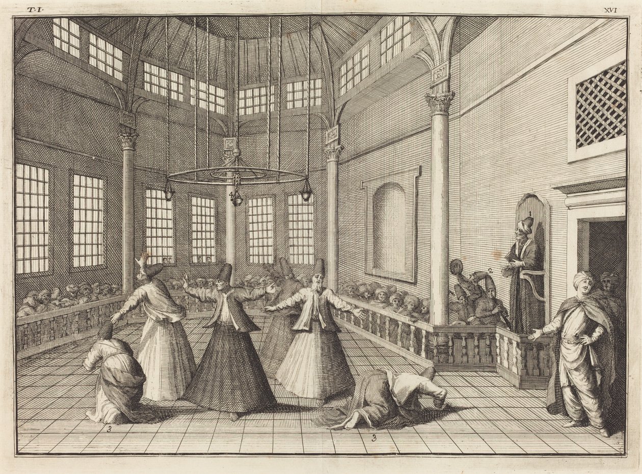 Wnętrze meczetu autorstwa William Hogarth