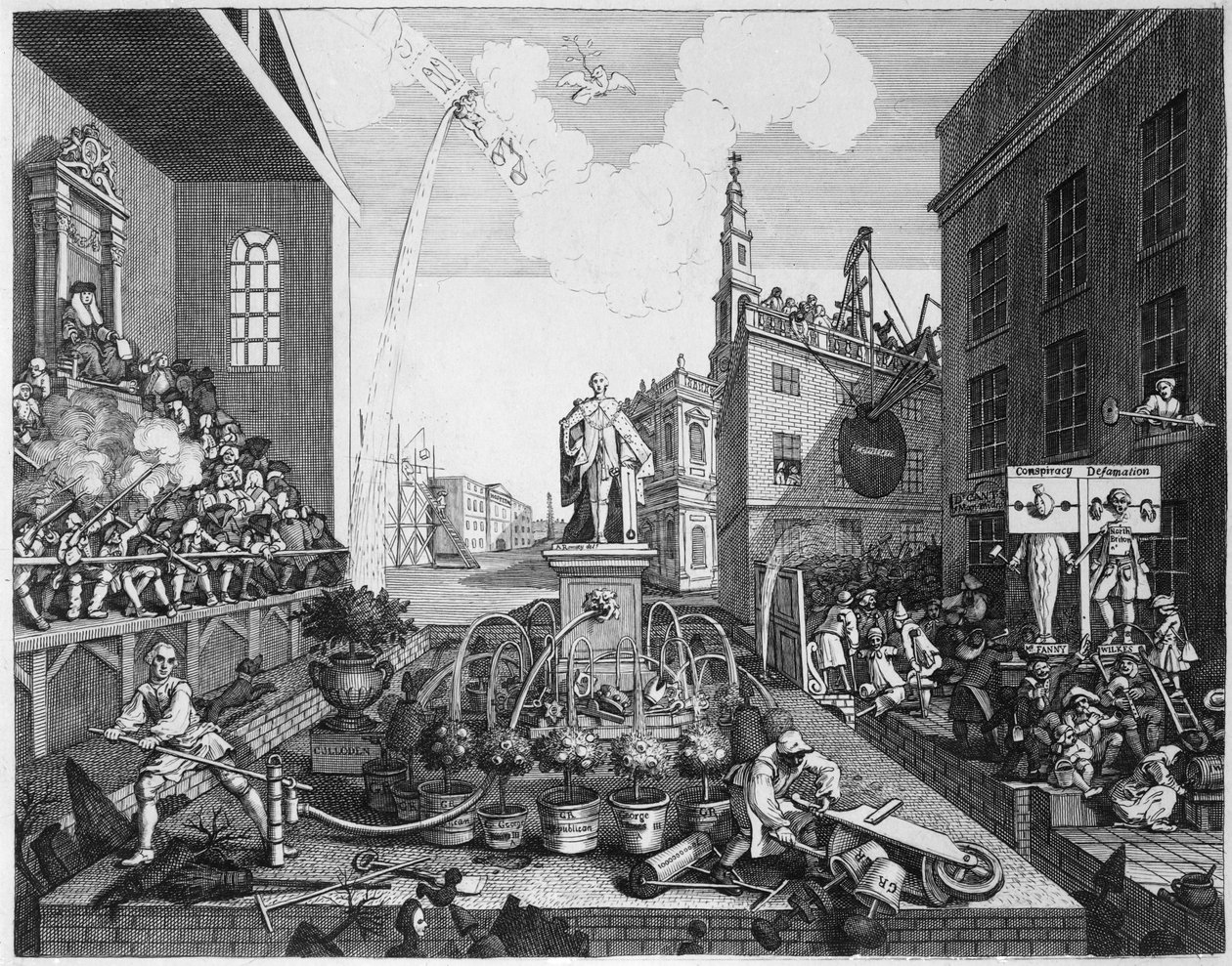 Czasy, płyta II autorstwa William Hogarth