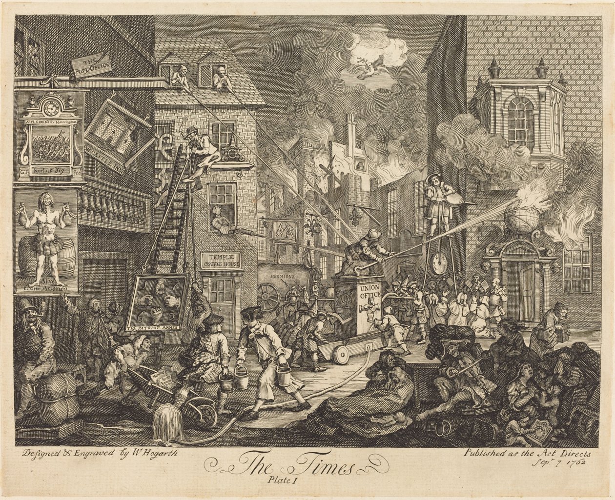 The Times, pl.1 autorstwa William Hogarth