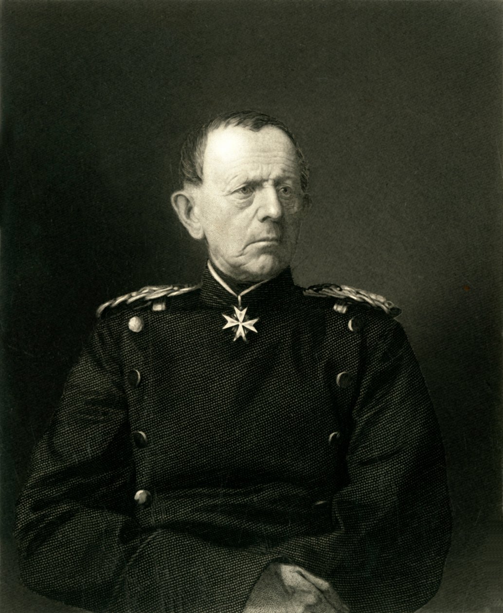 „Generał von Moltke”, ok. 1872 r. autorstwa William Holl