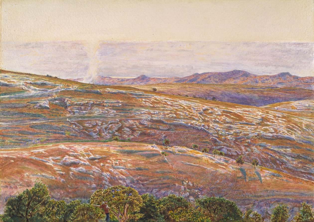 Morze Martwe z Siloam, 1861. autorstwa William Holman Hunt