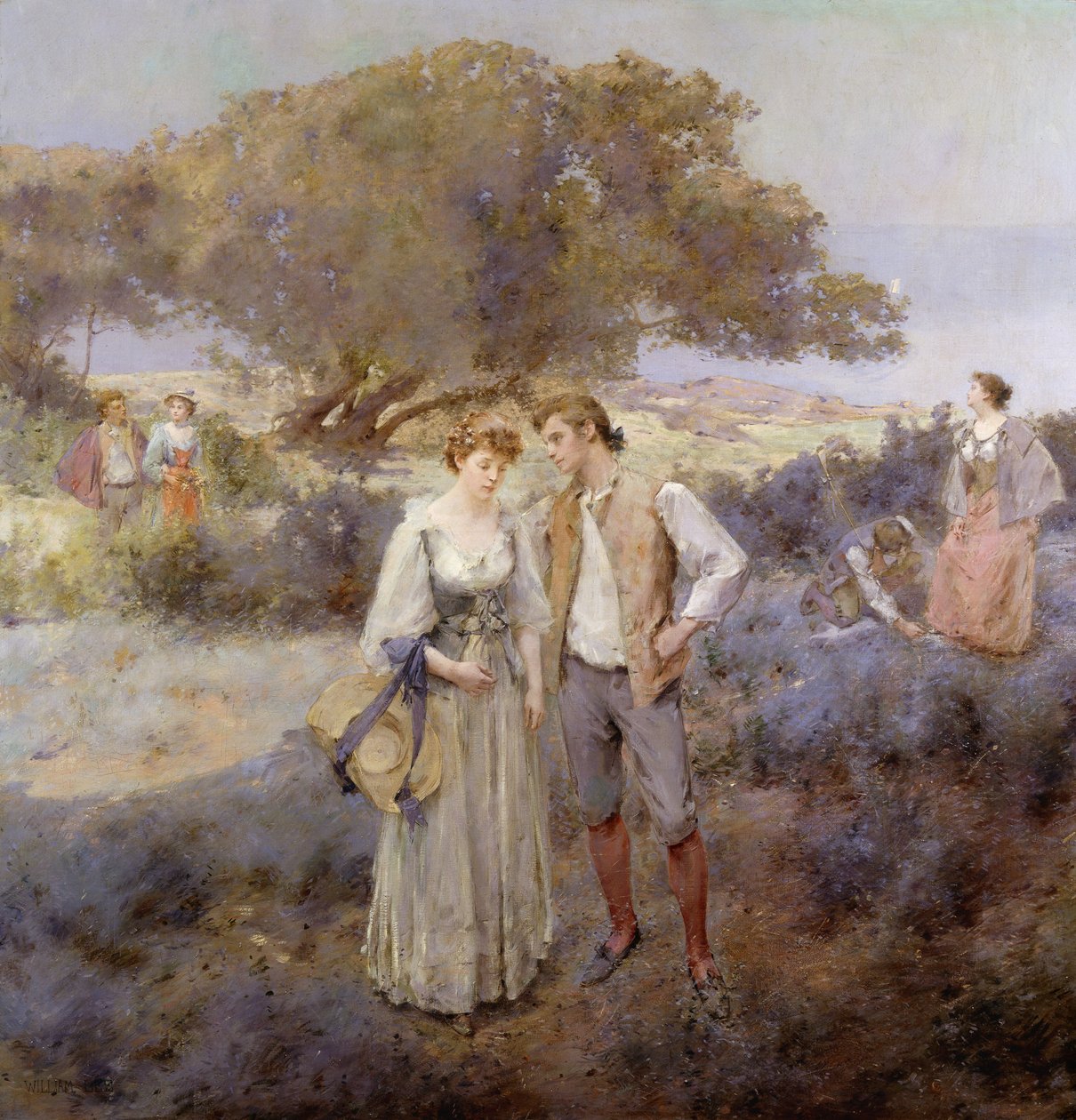 Powrót z Cythery, ok. 1892 r. autorstwa William II Lee