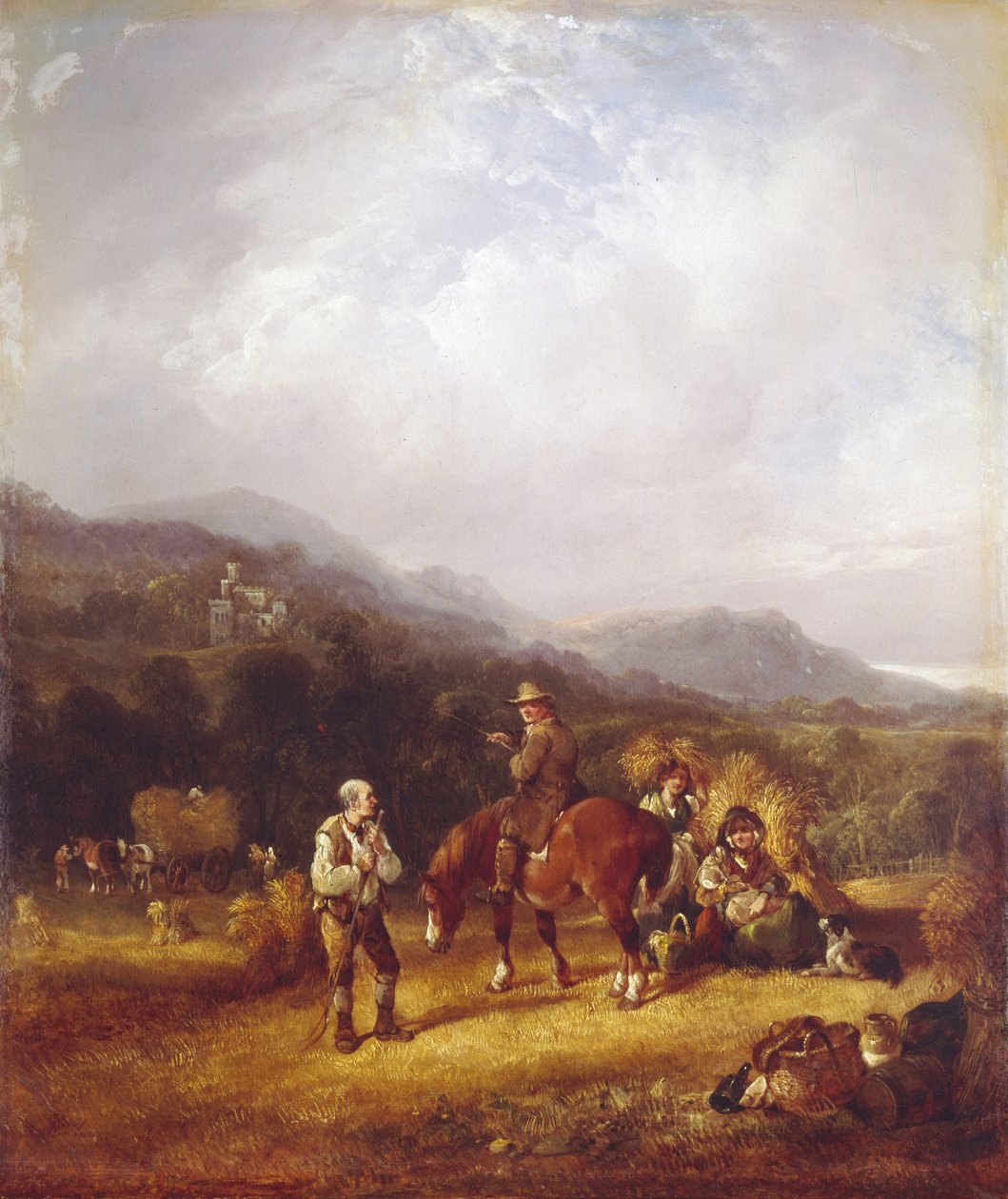 Żniwa pszenicy autorstwa William I Shayer