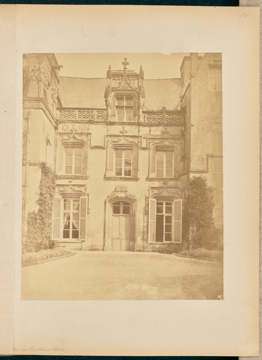 Château de Fontaine-Henri autorstwa William J. Stillman