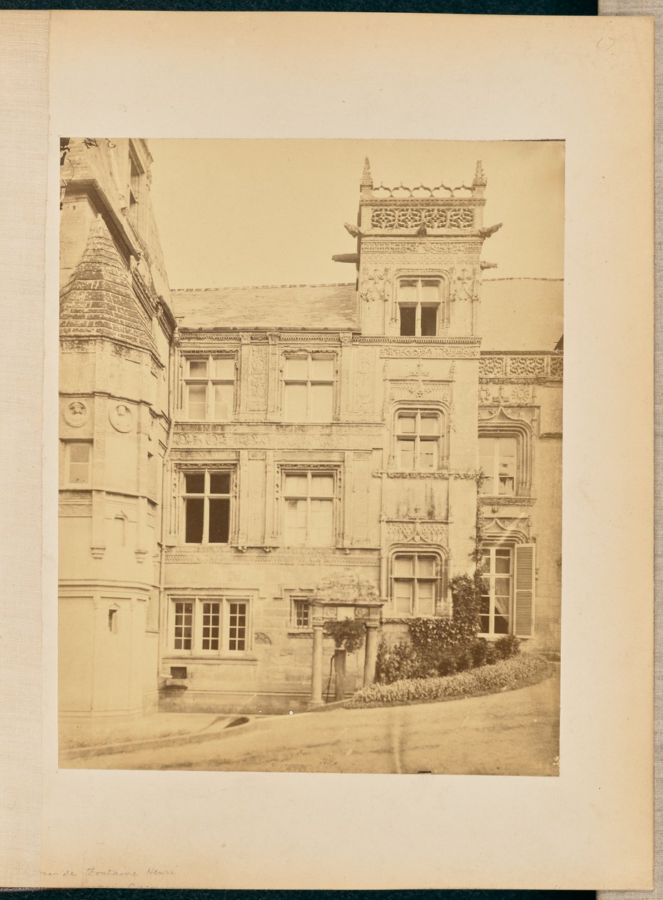 Château de Fontaine-Henri autorstwa William J. Stillman