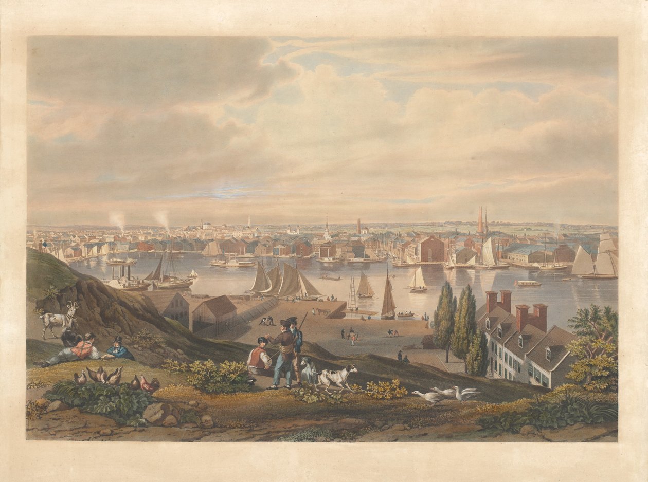Baltimore z Federal Hill autorstwa William James Bennett