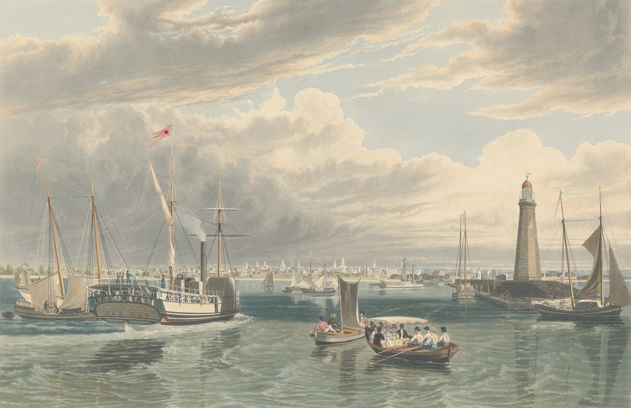 Buffalo z jeziora Erie, opublikowany w 1836 r. autorstwa William James Bennett