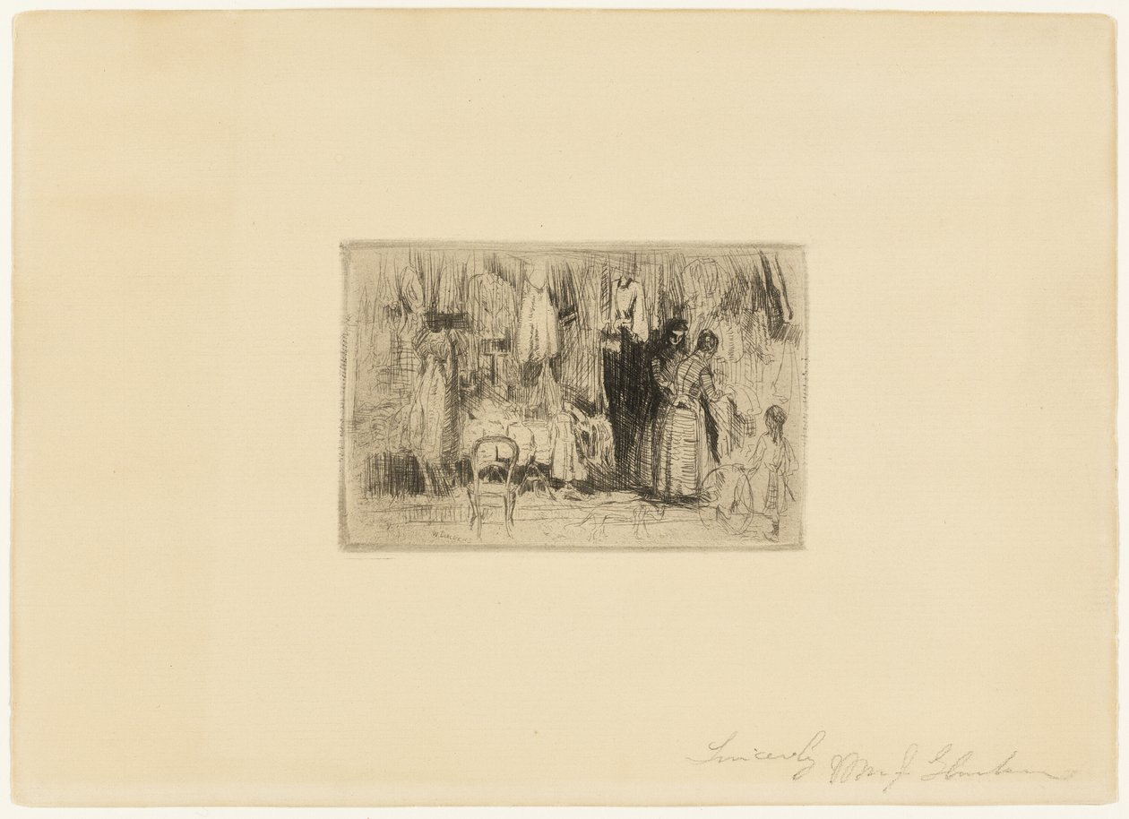 U krawcowej autorstwa William James Glackens