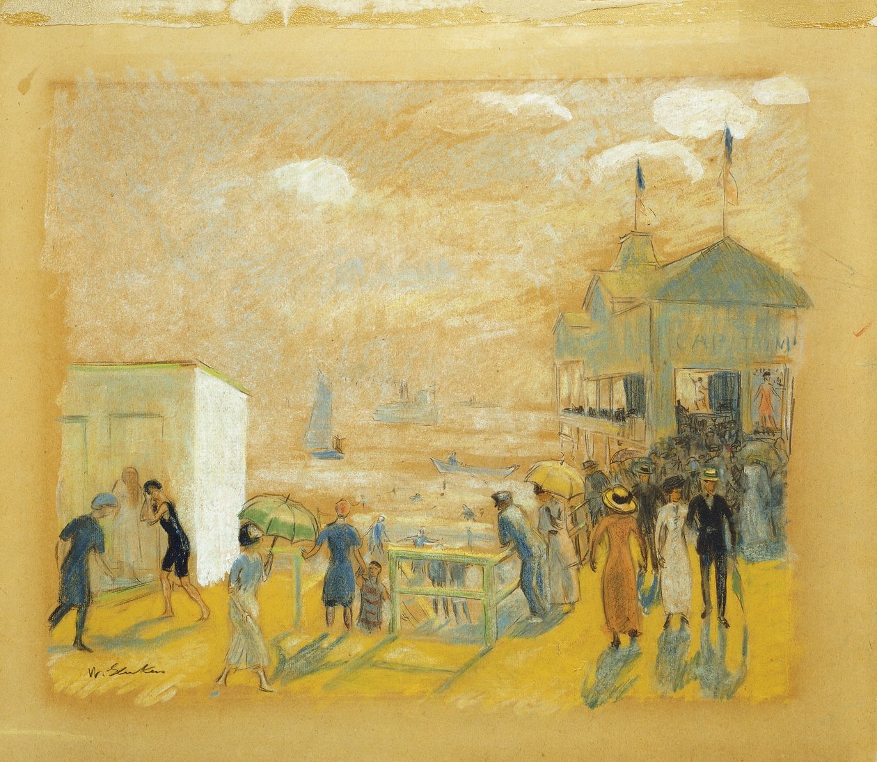 Bateria autorstwa William James Glackens