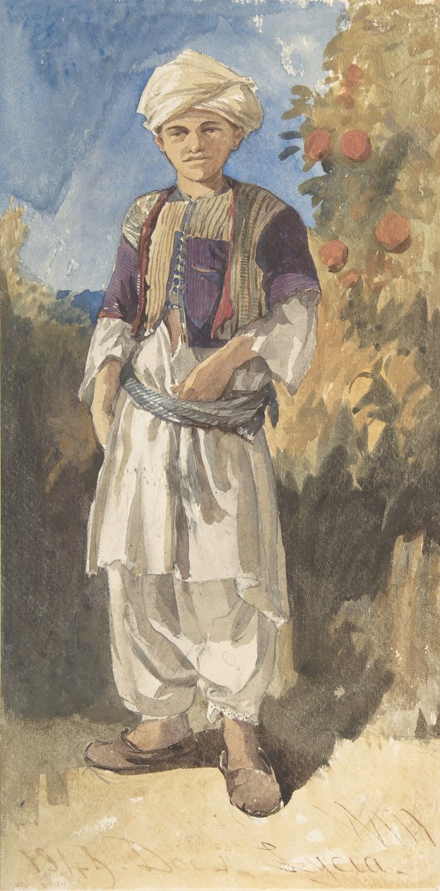 Stojąca młodzież turecka, 1844. autorstwa William James Muller