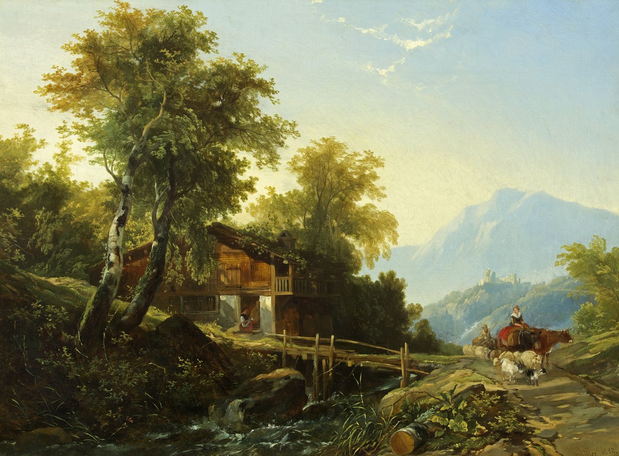 Domek Szwajcarski autorstwa William James Muller