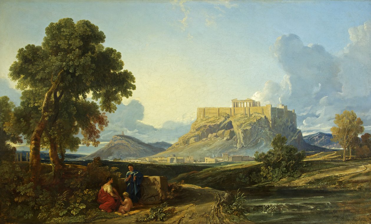 Akropol, Ateny autorstwa William James Muller
