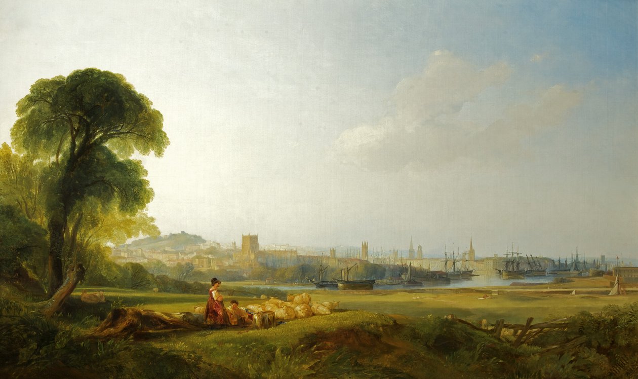 Widok na Bristol autorstwa William James Muller