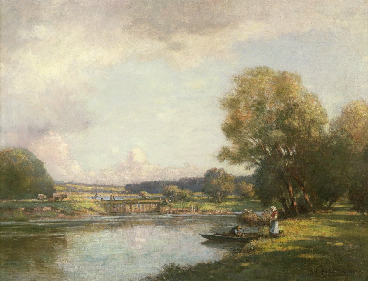 Hemingford Grey поло дахь зун autorstwa William Kay Blacklock