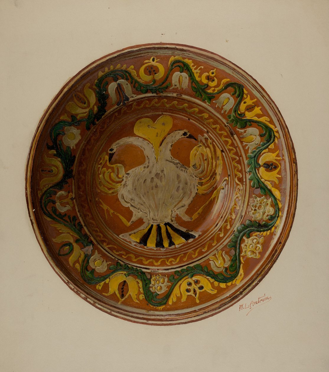 Pa. Danie niemieckie, ok. 1900 r. 1938. autorstwa William L Antrim