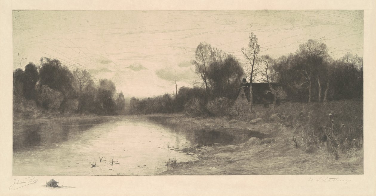Na Wanaque autorstwa William Langson Lathrop