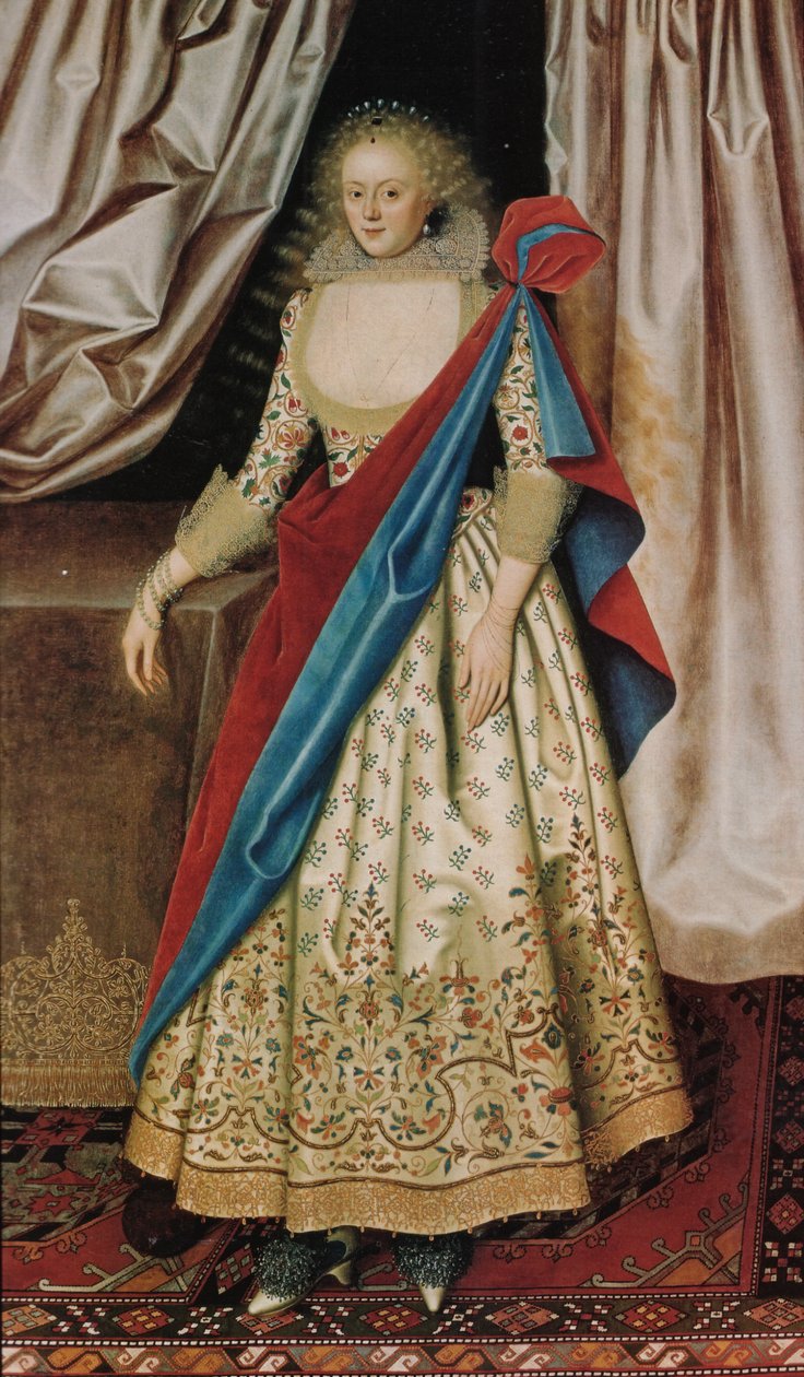 Lady Isabel Rich, z domu Cope autorstwa William Larkin