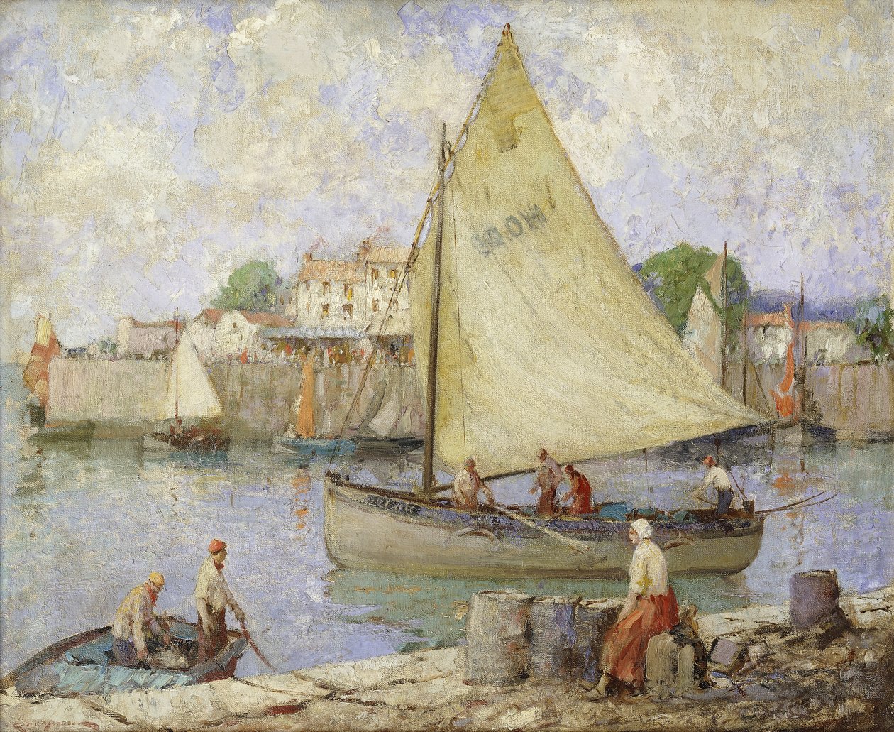 Na łowisko, Honfleur autorstwa William Lee Hankey