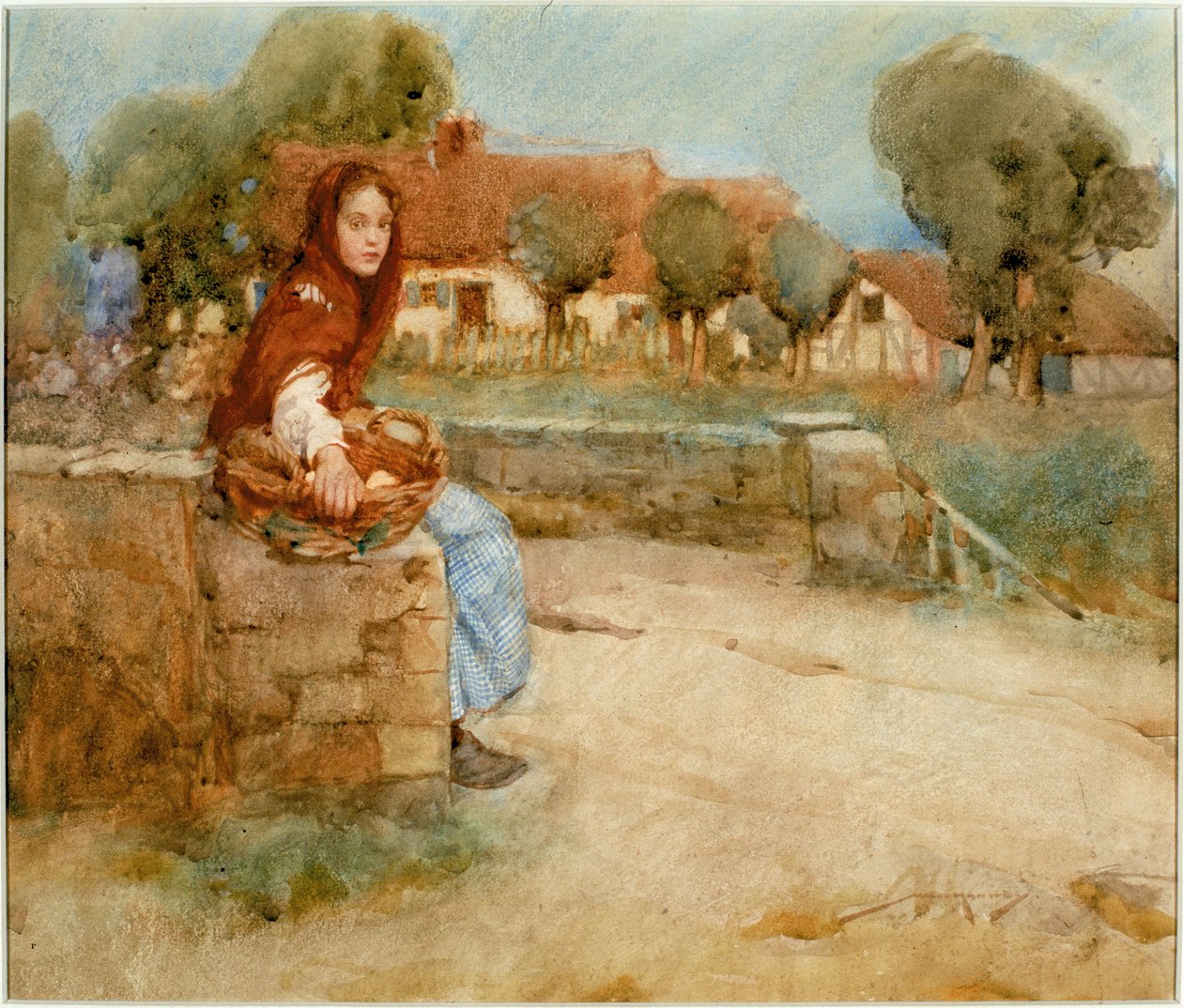 The Time was Young, c.1903-14 (Aquarela)polonês autorstwa William Lee Hankey