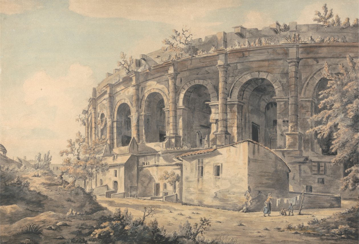 Amfiteatr w Nimes autorstwa William Marlow