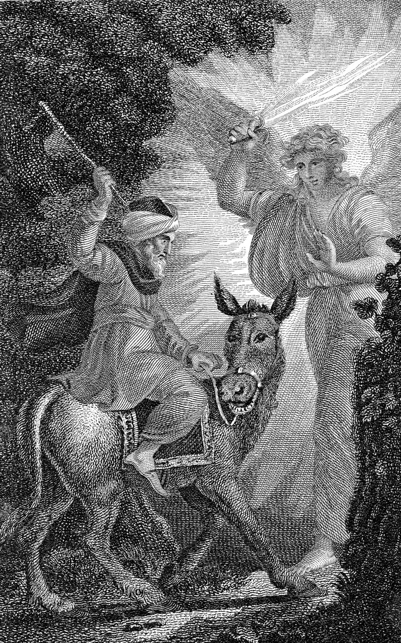 Osioł Balaama, c1790-1834 autorstwa William Marshall Craig
